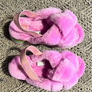 Ugg platform slippers. Size 7. Like new.